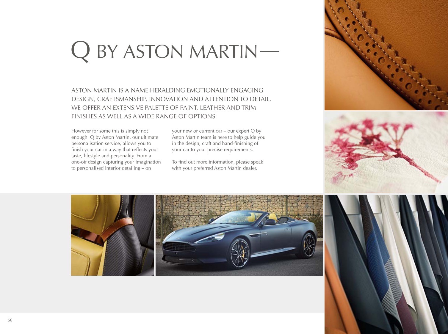 2012 Aston Martin Model Range Brochure Page 36